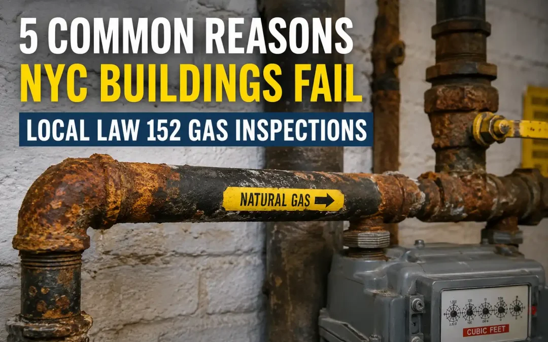 5 Common Reasons NYC Buildings Fail Gas Piping Inspections