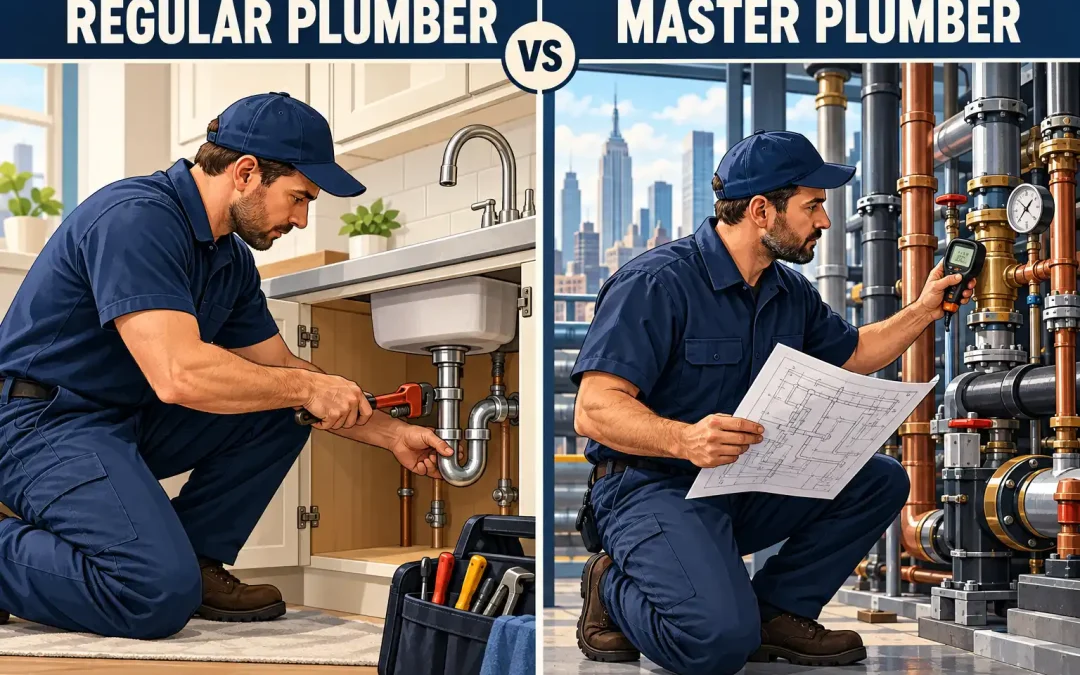 Master Plumber vs Regular Plumber in Manhattan: Which One Your Job Actually Requires