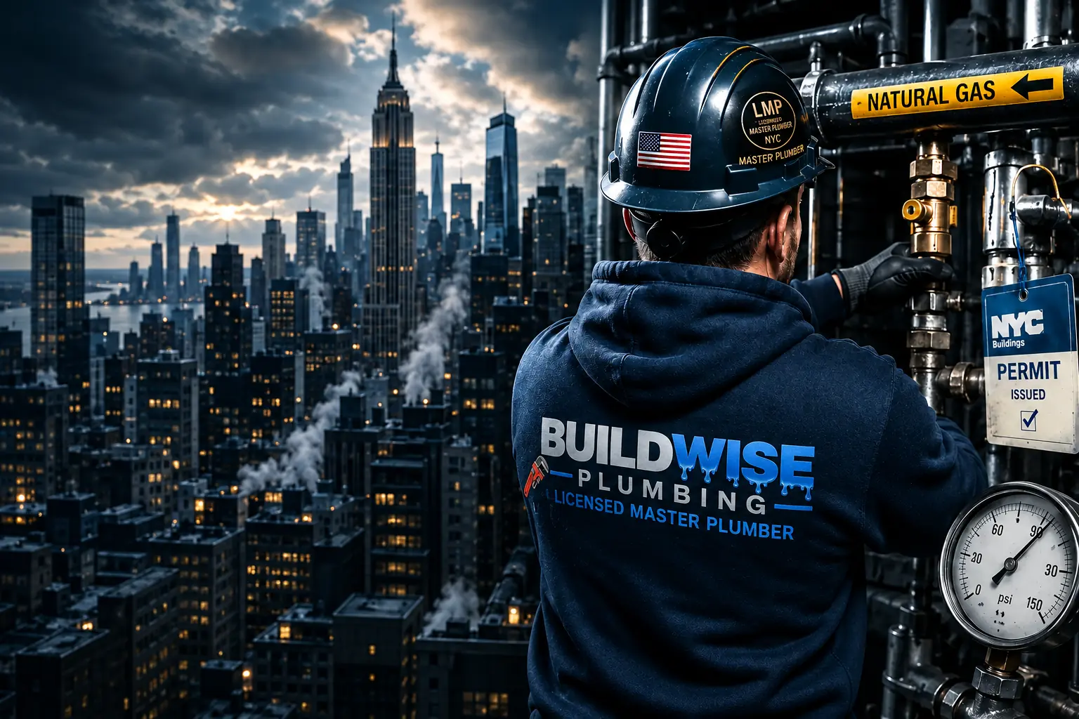 NYC Master Plumber For Gas & Plumbing | 24/7 Emergency Repairs