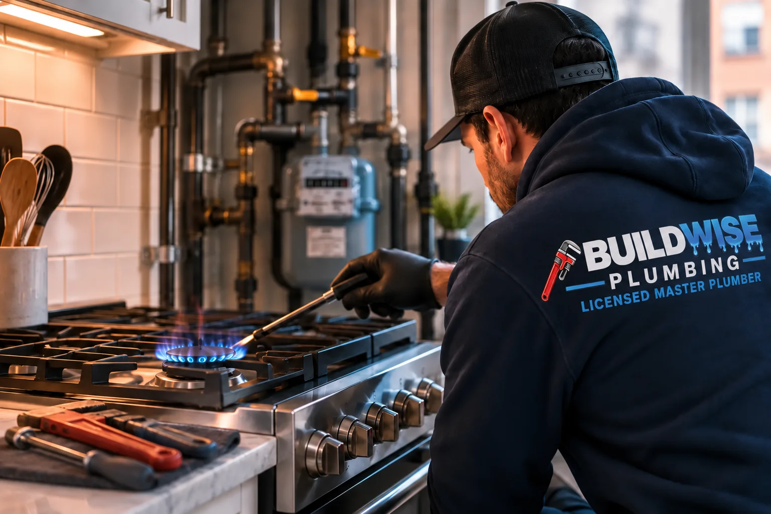 Buildwise Plumber Restoring Gas