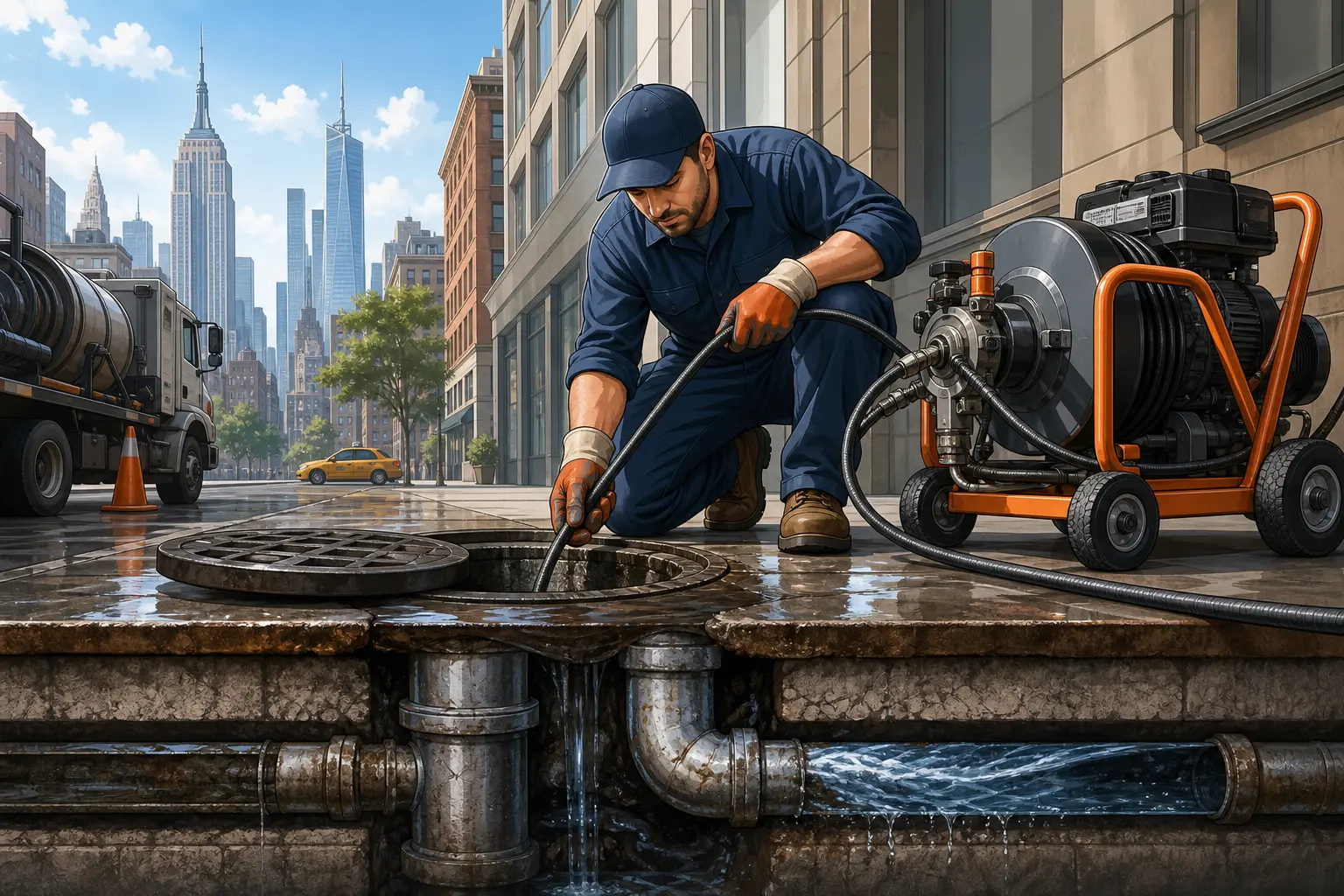 commercial drain cleaning NYC