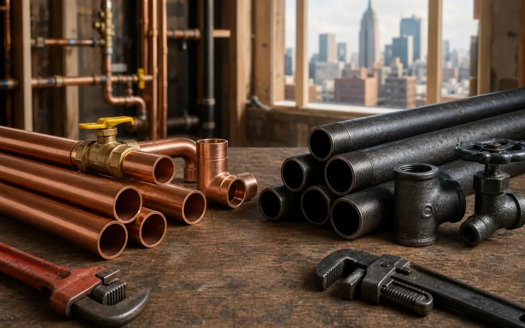 Copper vs Black Iron Gas Pipe: Which Is Best for Your NYC Property?