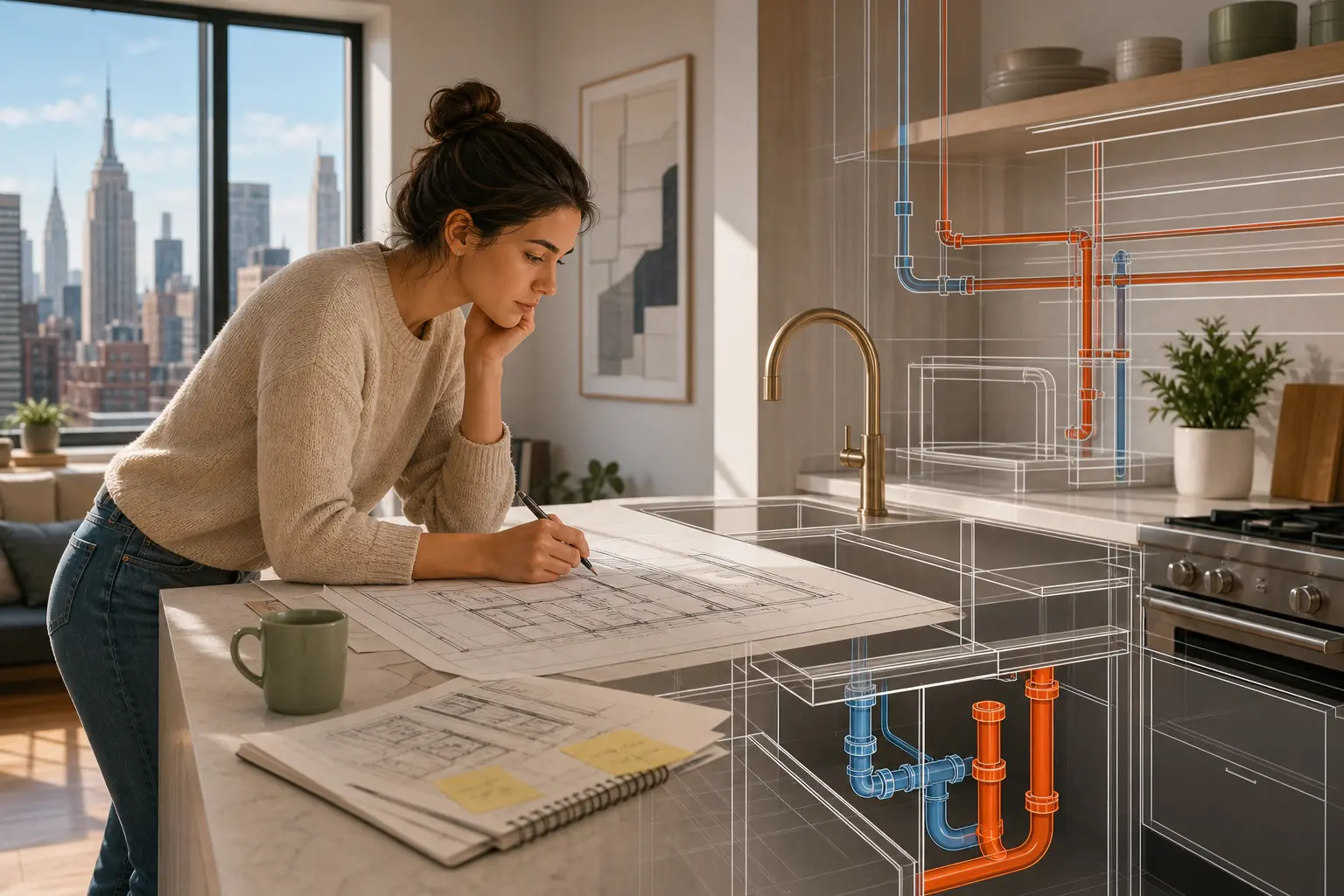 plan plumbing for remodel
