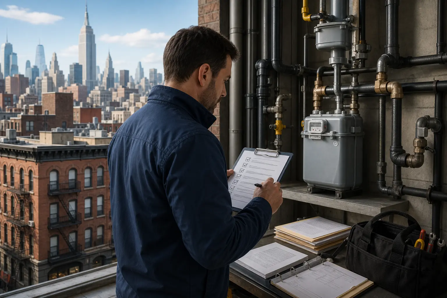 prepare for Local Law 152 inspection